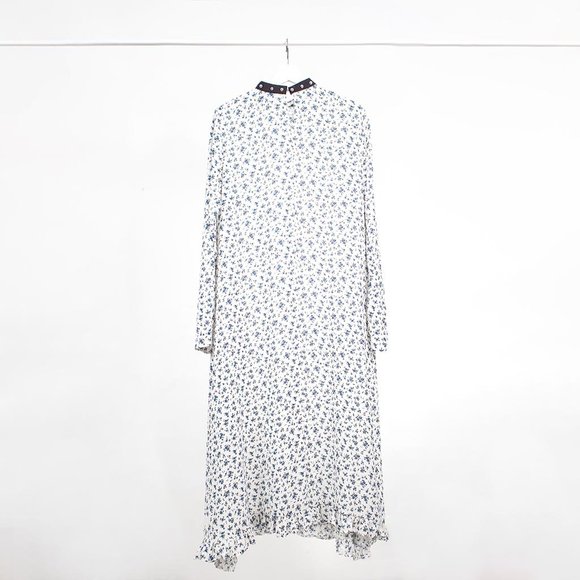 Reclaimed Vintage Maxi Dress with Studded Neck Tri - Picture 2 of 3